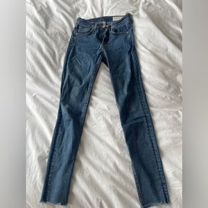 Rag & Bone High Rise Ankle Skinny
